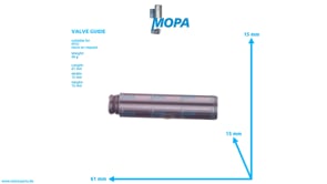 VALVE GUIDE - 5410532730 suitable for MTU engines