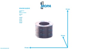 SPACER SLEEVE - 5511531550 suitable for MTU engines