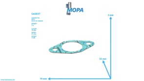 GASKET - 5531870380 suitable for MTU engines
