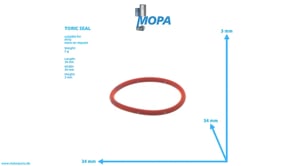 TORIC SEAL - 700429030004 suitable for MTU engines