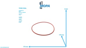 TORIC SEAL - 700429162000 suitable for MTU engines