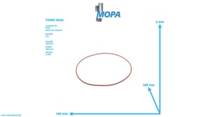 TORIC SEAL - 700429158001 suitable for MTU engines