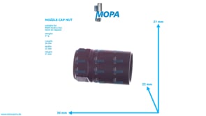 NOZZLE CAP NUT - 81101090031 suitable for MAN D engines