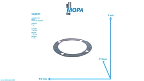 DICHTUNG - 8201870980 passend für MTU Motoren