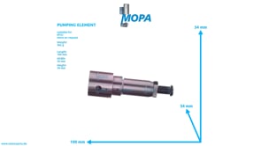 PUMPING ELEMENT - 8690740344 suitable for MTU engines