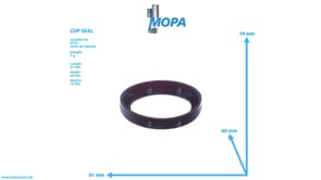 CUP SEAL - 0002040479 suitable for MTU engines CUP SEAL - 0002040479 suitable for MTU engines