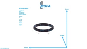 SEALING RING - 0069972645 suitable for MTU engines