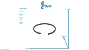 SPRENGRING - 009045040000 passend für MTU Motoren