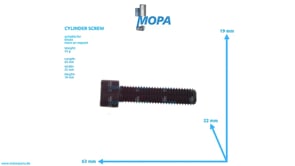 CYLINDER SCREW - 01110771 suitable for Deutz engines