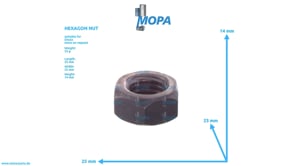 HEXAGON NUT - 01112874 suitable for Deutz engines