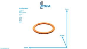 SEALING RING - 01118791 suitable for Deutz engines