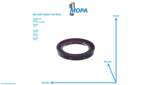 ROTARY SHAFT LIP SEAL - 01154537 suitable for Deutz engines