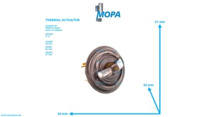 THERMAL ACTUATOR - 01172667 suitable for MWM & Deutz engines