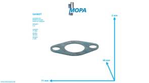 DICHTUNG - 01222844 passend für MWM & Deutz Motoren