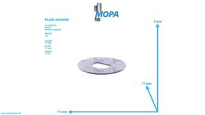PLAIN WASHER - 01288528 suitable for Deutz engines
