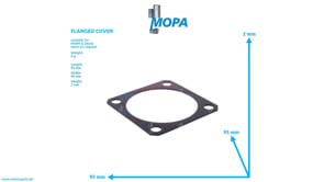 FLANSCHDECKEL - 02158297 passend für MWM & Deutz Motoren