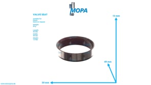 VENTILSITZRING - 02421295 passend für Deutz Motoren