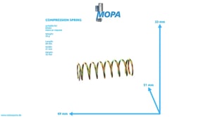COMPRESSION SPRING - 03371876 suitable for Deutz engines