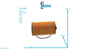 OIL FILTER - 04505597 suitable for Deutz engines