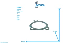 GASKET - 04613439 suitable for Deutz engines