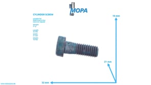 CYLINDER SCREW - 06021090067 suitable for MAN D engines
