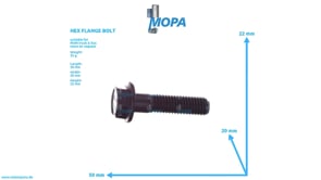 HEX FLANGE BOLT - 06032168408 suitable for MAN D engines