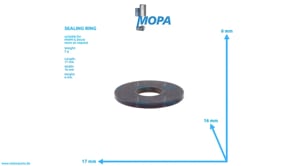 SEALING RING - 12154600 suitable for MWM & Deutz engines