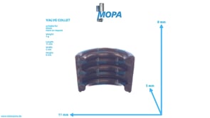 VALVE COLLET - 12159611 suitable for Deutz engines