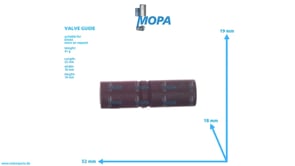 VALVE GUIDE - 12160263 suitable for Deutz engines