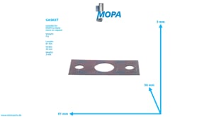 GASKET - 12278337 suitable for MWM & Deutz engines