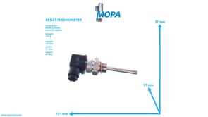 WIDERSTANDSTHERMOMETER - 12299465 passend für MWM & Deutz Motoren WIDERSTANDSTHERMOMETER - 12299465 passend für MWM & Deutz Motoren