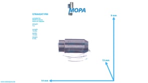STRAIGHT PIN - 12454524 suitable for MWM & Deutz engines