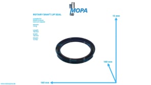 ROTARY SHAFT LIP SEAL - 12911454 suitable for MWM & Deutz engines ROTARY SHAFT LIP SEAL - 12911454 suitable for MWM & Deutz engines