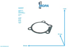 GASKET - 5000610580 suitable for MTU engines