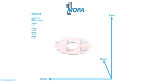 UNTERLEGSCHEIBE - 5070230252 passend für MTU Motoren