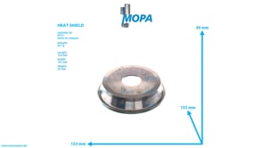 HEAT SHIELD - 5100810903 suitable for MTU engines