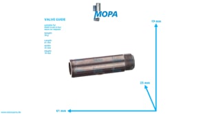 VALVE GUIDE - 51032010108 suitable for MAN D engines