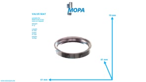 VALVE SEAT - 51032030293 suitable for MAN D engines