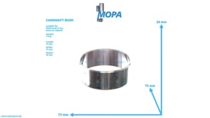CAMSHAFT BUSH - 51044100169 suitable for MAN D engines CAMSHAFT BUSH - 51044100169 suitable for MAN D engines