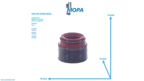 VALVE STEM SEAL - 51049020039 suitable for MAN D engines