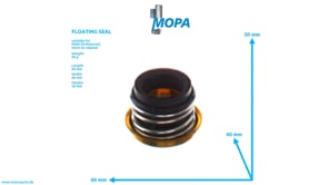FLOATING SEAL - 51065200075 suitable for MAN D engines FLOATING SEAL - 51065200075 suitable for MAN D engines