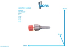 INJECTION NOZZLE - 51101020202 suitable for MAN D engines