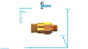 PRESSURE SENSOR - 51274210340 suitable for MAN D-engines