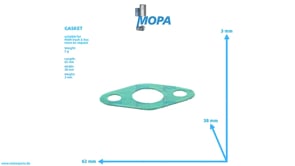 GASKET - 51966010546 suitable for MAN D engines