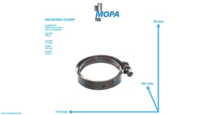 MOUNTING CLAMP - 51974450061 suitable for MAN D engines