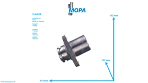 FLANGE - 5361870145 suitable for MTU engines