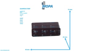 DAMPER STRIP - 5500781138 suitable for MTU engines DAMPER STRIP - 5500781138 suitable for MTU engines