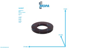 DICHTUNG - 5840910380 passend für MTU Motoren