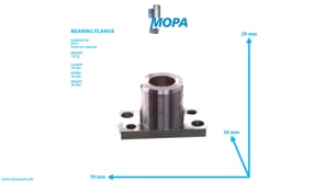 BEARING FLANGE - 5841423015 suitable for MTU engines