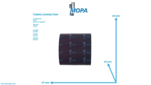 TUBING CONNECTION - 900271055000 suitable for MTU engines